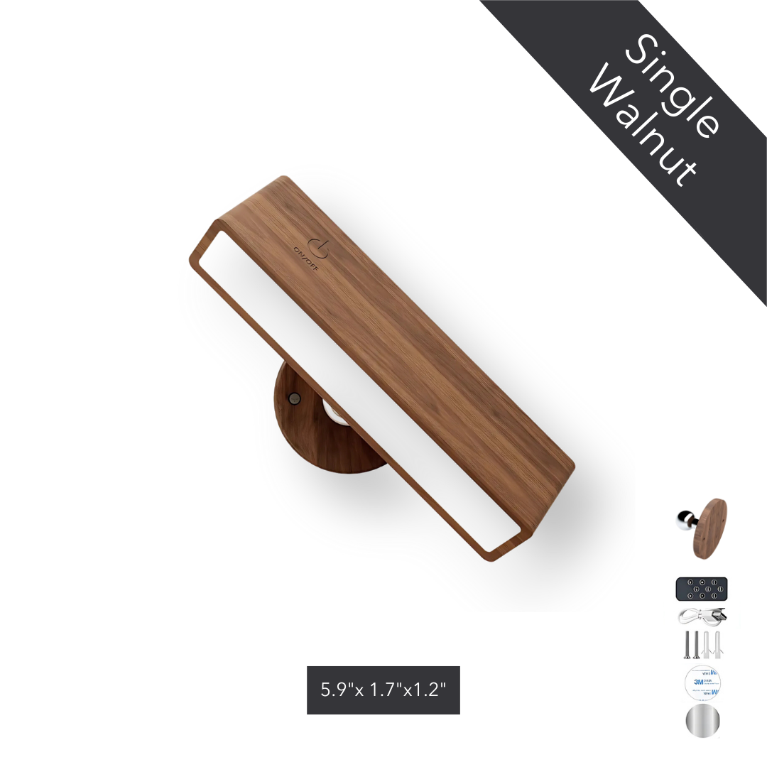 Nordik Houten Wandlamp