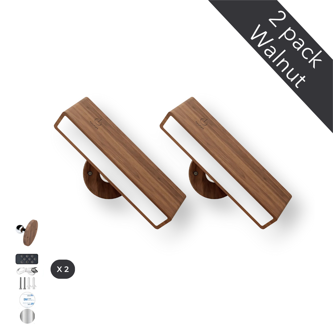 Nordik Houten Wandlamp