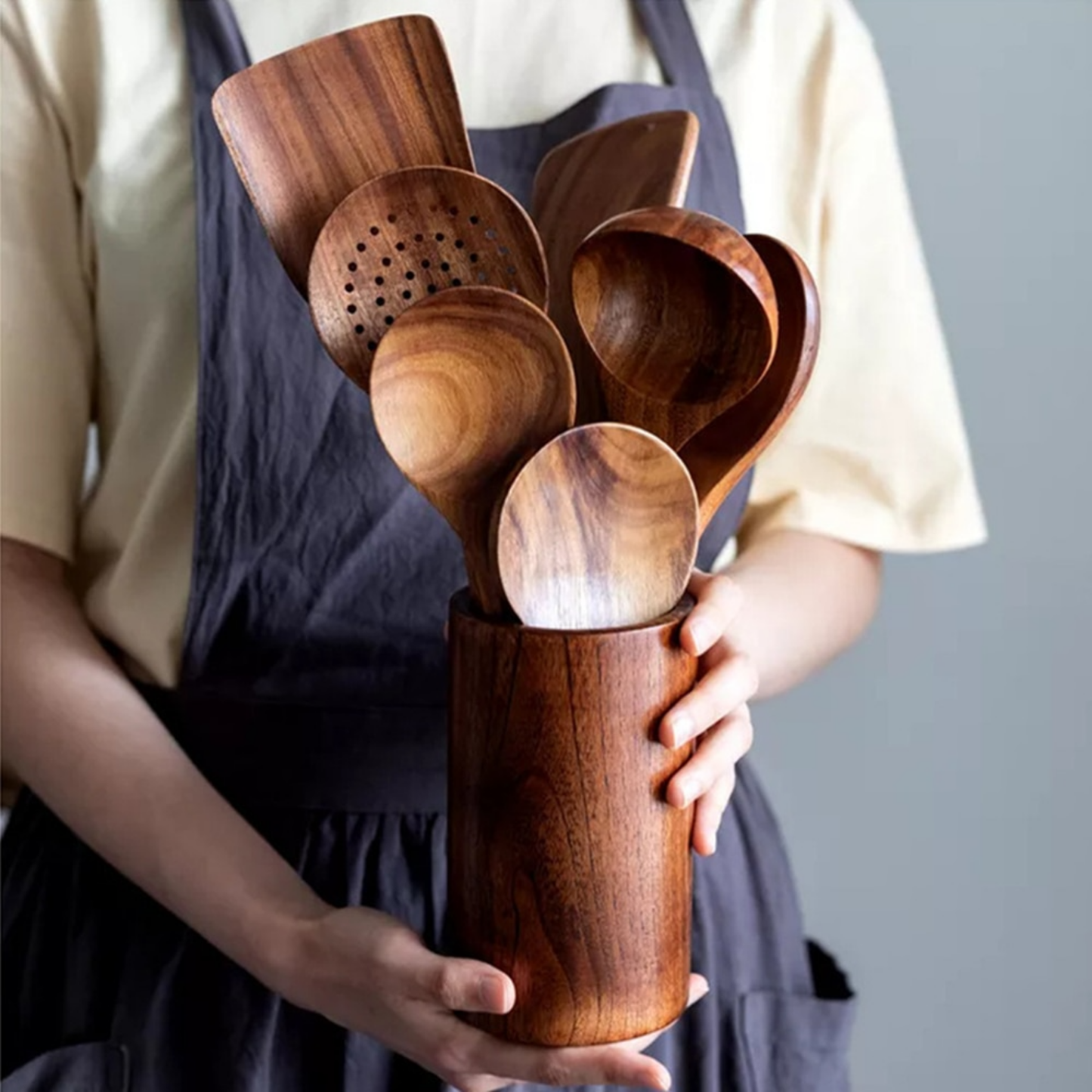EcoCulinair® Keukengerei Set 7-Delig + Houder