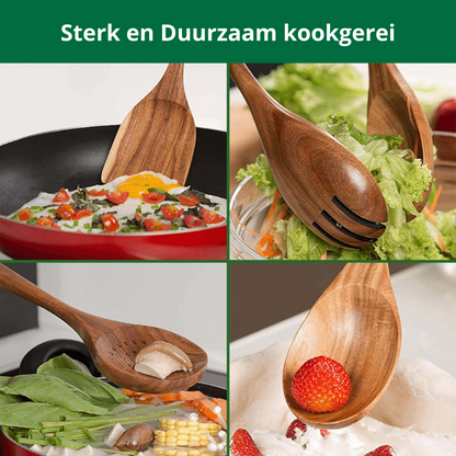 EcoCulinair® Keukengerei Set 7-Delig + Houder